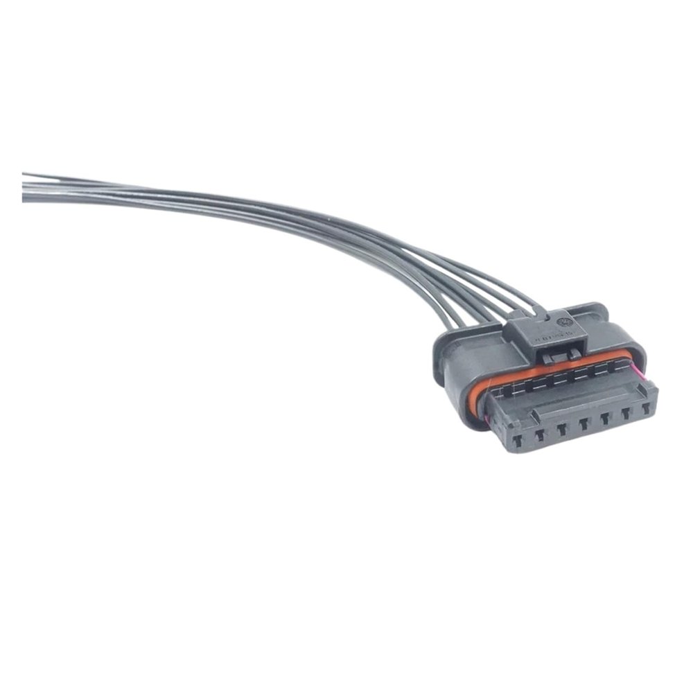 automotive wire connectors 1/5/10 Pcs 7 Pin 6189-7732 Automotive Cable Harness Socket 5QF973707A Car maintenance(Female with wire,5pcs)