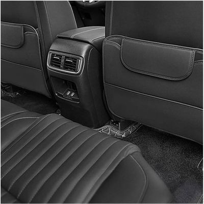 H-Quenby 2 Pcs Car Seat Protector Kick Mat for 2017-2023 Kia Stinger, Rear Seat Anti Foot Pad Backrest Protector Protect Against Dirt and Scuffs