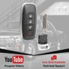 2X Key Fob Remote Replacement 4-Button Smart for 2023-2024 Nissan Ariya (KR5TXPZ1, 285E3-5MR3B) view 3