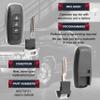2X Key Fob Remote Replacement 4-Button Smart for 2023-2024 Nissan Ariya (KR5TXPZ1, 285E3-5MR3B) view 4