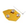 Kickstand Pad Extend Pad Kickstand Side Stand Extension Pad for CBR600RR 2007 2008 2009 2010 2011 2012 view 3