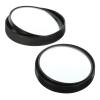 FUOYLOO Blind Spot Mirrors 1 Pair Wide Angle Rear View Mirror Blind Spot with Black Frame for Enhanced Visibility Safe Driving view 1
