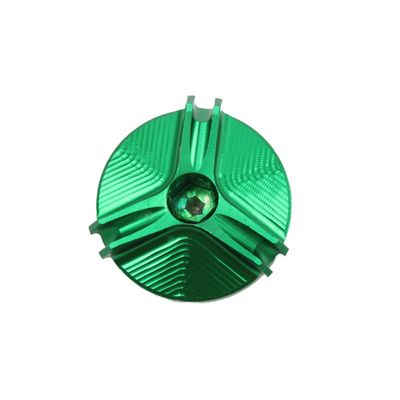 Motorcycle M20*1.5 Engine Oil Cap Bolts Fuel Filler Cap Compatible with Pit Dirt Bike Motocross Accessories(Green)