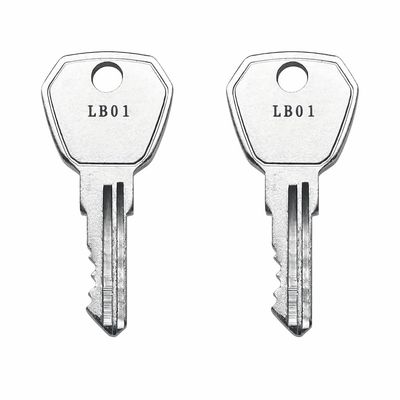 2-Pack LB17 Trailer Hitch Lock Replacement Keys, Compatible with Reese & TowSmart CCP Hitch and Coupler Locks, Cut to Code LB01LB50