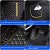 Customize Personalized car Floor mats. The Napa Leather car mats Set can Effectively Protect the car Carpet and is Suitable for 99% of Vehicle Models. (SkyBlue=) view 4
