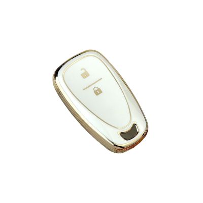 TPU Car Key Fob Cover Case for 2017-2019 - Compatible with Malibu, Cruze, Traverse, Volt, Bolt, Equinox, Spark(Option 15)