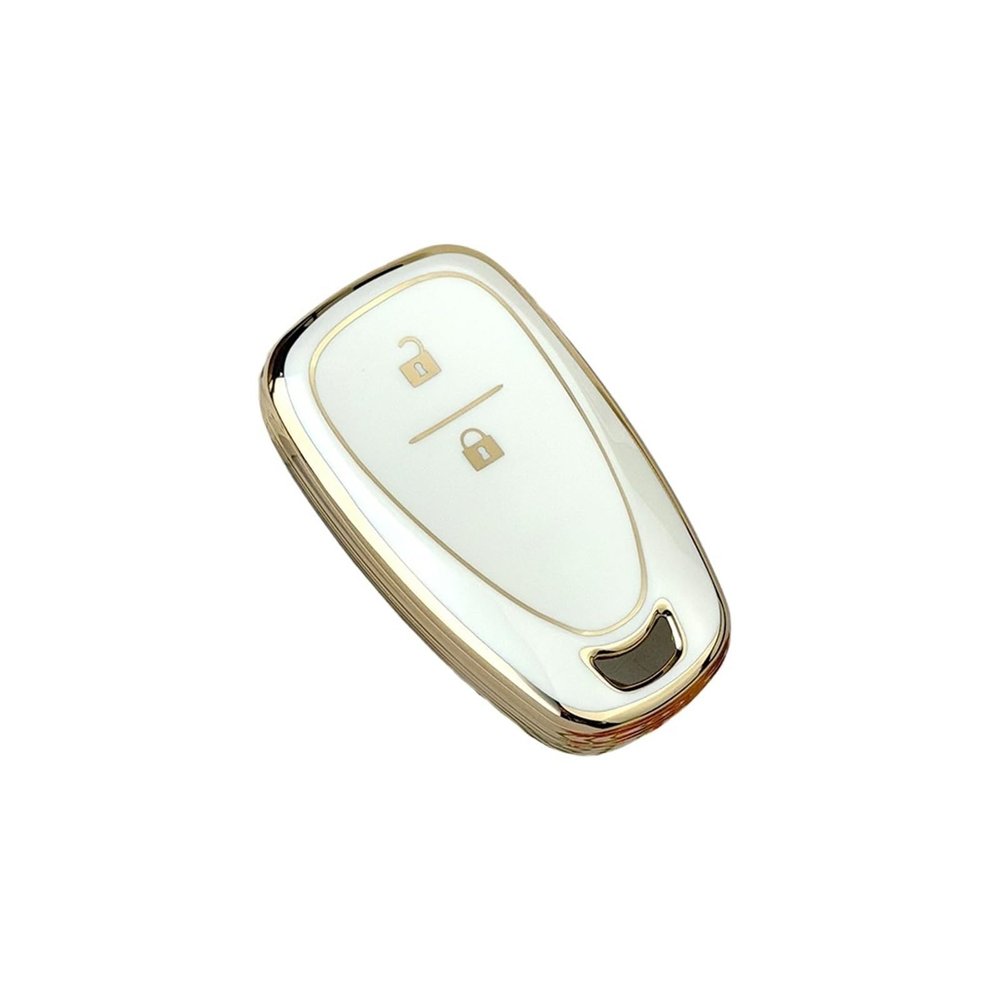 TPU Car Key Fob Cover Case for 2017-2019 - Compatible with Malibu, Cruze, Traverse, Volt, Bolt, Equinox, Spark(Option 15)