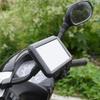 Totority Motorcycle Phone Holder Rotating Bike Phone Bracket for Electric Bicycle Black Rearview Mirror Mount for Motorbike and Scooter view 4