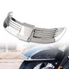 FINMOKAL Chrome ABS Front Fender Mudguard Tip Trim Compatible with Harley view 1