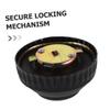 Levemolo Lockable Stainless Steel Gas Tank Cover Lock for Trucks Semi-trailers Two-claw Fuel Tank Lid with Locking Mechanism view 3