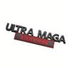3D Raised Metal Car Emblem Badge, Premium Alloy Trunk Emblem Sticker with Strong Adhesive, Auto Body Decoration Decal for Cars Trucks SUVs Exterior Vehicle Styling Accessory(Black-Red) view 1
