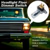 LUCKDANO 1967 Dimmer for Front Headlight Dimmer Switch Replacement for Camaro 1967-1981, 1960-1969, 1966-, 1963-1975 view 4