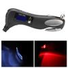 Multifunctional Emergency Car Flashlight with Tire Pressure Gauge, Safety Hammer and Seat Belt Cutter, Compact LED Flashlight for Outdoor Roadside Safety view 3