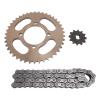 428 Chain Sprocket Set, 60 Links Motorcycle Chain with 12T Front and 42T Rear Sprocket, Steel Replacement Kit for ATV Mini Bike Go Kart Off Road Vehicle view 2