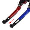 MTCRIGHTER Retractable Folding Brake Clutch Levers for Triumph Daytona 660 | Trident 660 800 | Scrambler 900 Speed Twin 900 2021-2026 | Bonneville Bobber T100 T120 2016-2026 (Red) view 4