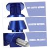RUNROTOO Motorcycle Swing Arm Stand Screws 8mm Cnc Aluminum Blue 4pcs Replacement Swingarm Spools Sliders Compatible with Motorbike Frame Parts view 3