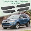 VKGUG Door Panel Cover Compatible with Ford Explorer 2016-2019 Black view 2