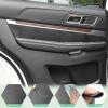 VKGUG Door Panel Cover Compatible with Ford Explorer 2016-2019 Black view 3