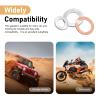 Teybouk 100 PCS Car Oil Drain Plug Gaskets, Leak-proof Sealing Engine Oil Pan Flat Washer, M10 M12 M14 M16 M18 5 Sizes Assortment Kit, Replacement for Most Cars Motorcycles (Silver & Gold) view 3