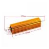 100W RX24 Aluminum Power Metal Shell Case Wirewound Resistor 5K view 2