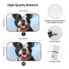 Lovely Boston Terrier Car Windshield Sun Shade Foldable Uv Ray Sun Visor Protector Sunshade Car Front Window Covers Car Accessories Keeps Your Vehicle Cool 55x30 Inch view 3