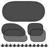 KoiLuvGo 5 Pieces Car Window Shade Set, Complete Sun Shade Kit Include 4 Side Window Shades and 1 Rear Windshield Shade with 12 Suction Cups, UV Protection for Interior Heat Shield Universal for Cars view 1