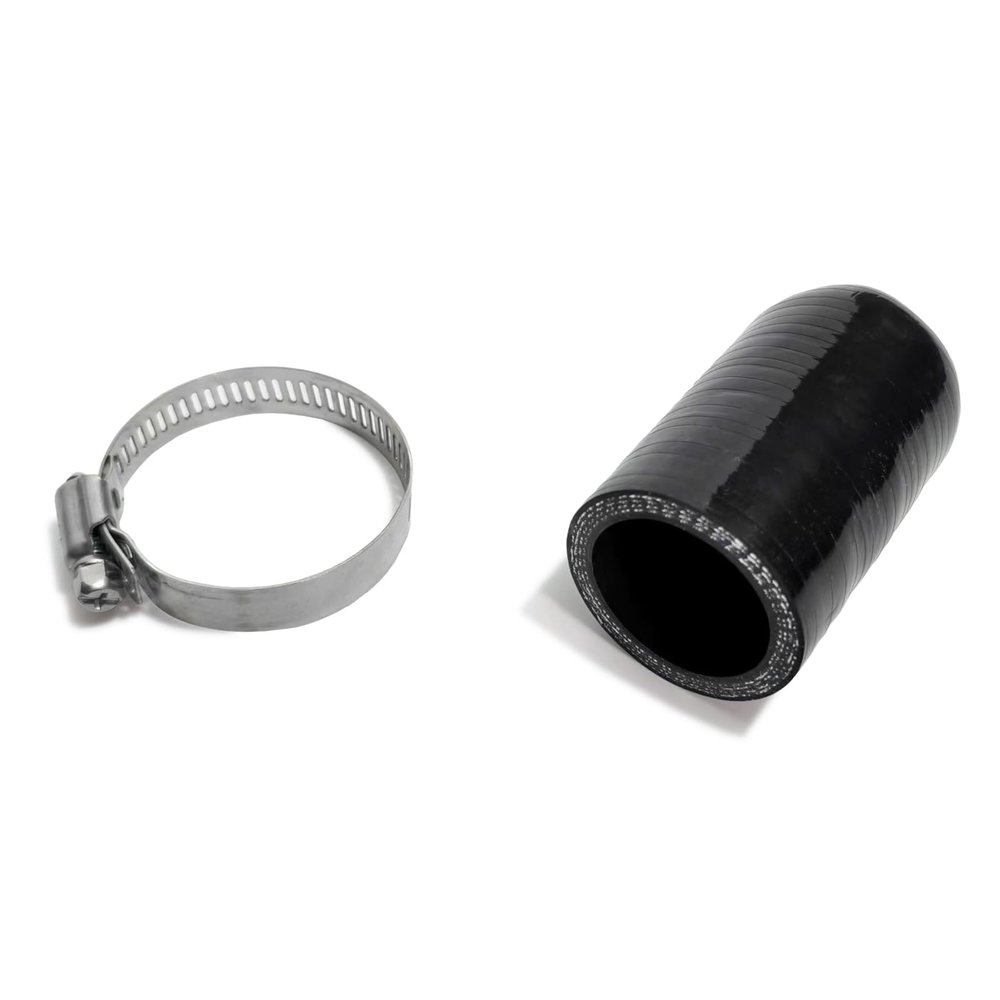 ID 1 1/4" (32mm) 4-Ply Reinforced Silicone Hose Cap Length 60mm Hose End Plug W/Clamp for Turbo Bypass Valve Vacuum Throttle Body Water Port Coolant Heater Core
