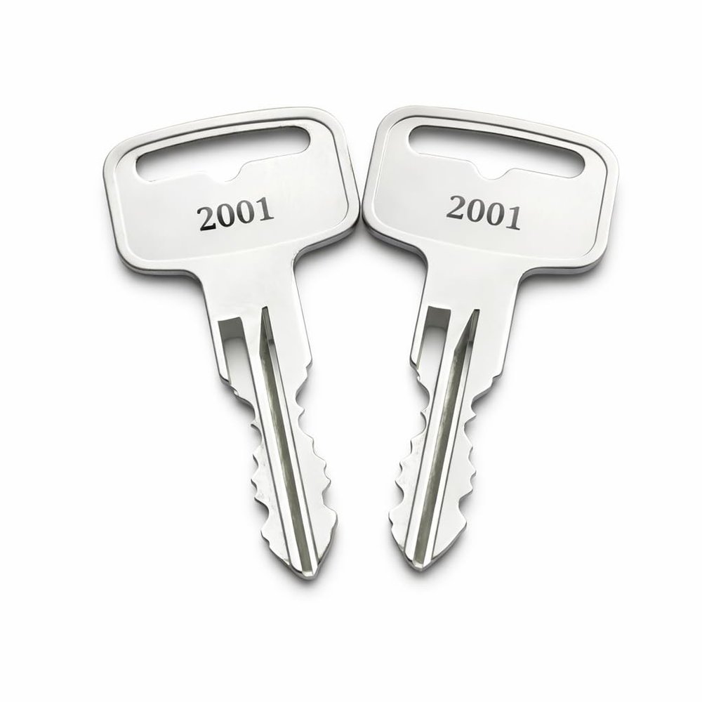 2-Pack 2198 Replacement Ignition Keys Compatible with Polaris ATV, Ranger, RZR and Snowmobile, Pre Cut to Code 2000-2199