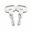 2-Pack 2198 Replacement Ignition Keys Compatible with Polaris ATV, Ranger, RZR and Snowmobile, Pre Cut to Code 2000-2199 view 1