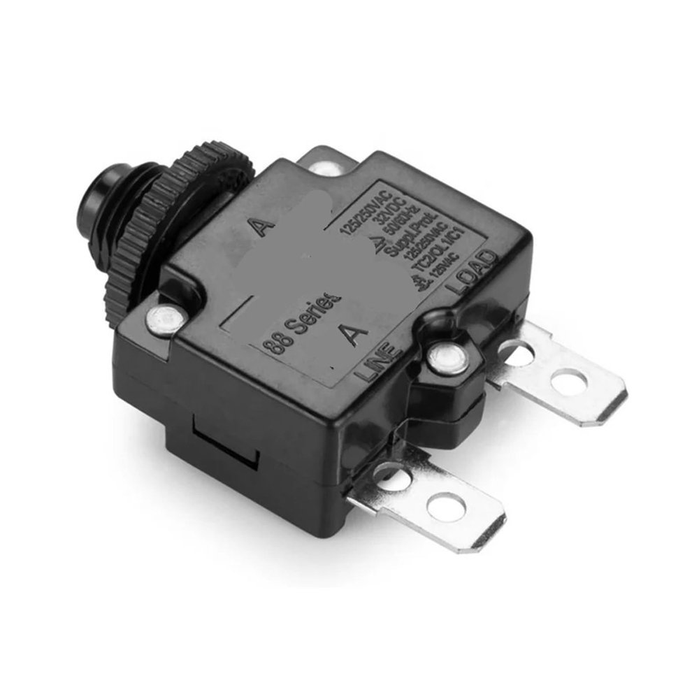 CEGQOXSH 1pc 88-15A Circuit Breaker Single Pole Push to Reset 32V 50VDC