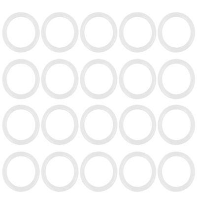 Autobahn88 Silicone O-Ring (OD= 85mm (3.35"), Thick=1.9mm), HighTemp Seal Ring for Valves, Pumps, Tubing -Clear White (Pack of 20)