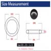 Autobahn88 Silicone O-Ring (OD= 85mm (3.35"), Thick=1.9mm), HighTemp Seal Ring for Valves, Pumps, Tubing -Clear White (Pack of 20) view 3