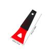 PACKOVE 2pcs Mini Plastic Ice Scraper and Freezer Defrost Spatula for Car Windshield and Refrigerator Snow Removal Accessories in Red, Lightweight Portable Winter Automotive Tool view 2