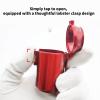 Portable Ashtray with C Clasp Windproof Lid for Travel Outdoor Use Easy Carry for Camping Car Use Travel Friendly view 3