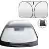Custom Windscreen Sun Shade Compatible with LR Discovery SVX,Double Layer Structure,Sun Protection,Full Blackout,Heat Insulation and Cooling(Silver) view 2