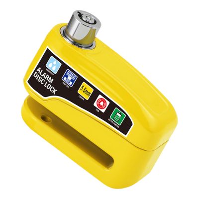 High Security Bike Disc Brake Alarm for Mountain Scooter 110dB Sound Rustproof Aluminum Easy Operate Aluminum Security