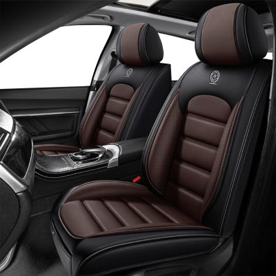 Cresater Car Seat Covers for Honda Prologue 2006-2026,2PCS/Black&Coffee
