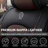 Cresater Car Seat Covers for Honda Prologue 2006-2026,2PCS/Black&Coffee view 4