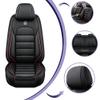 Car Seat Covers for Honda Clarity Plug-In Hybrid 2018-2021,5PCS/Black&Red view 3
