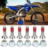 GGFOXLEW 6Pcs Sprocket Bolts Kit, M8x32mm Sprocket Bolt and Nut Kit with Lock Patches, Aluminium Alloy Sprocket Bolts and Nuts Compatible with YZ, YZF, KX, KXF, RM, RMZ, CR, CRF view 3
