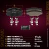 Metrix Premium Chassis Parts Front Brake Pad Set D1178 Fits Lexus IS250 view 3