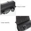 SHINYPASING Motorcycle Handlebar Tool Pouch and Saddle Bag Black Sturdy Motorcycle Side Bag for Electric Bike Storage and Tool Carrying view 3