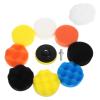 Kichvoe Automotive Polishing and Waxing Sponge Pads 11pcs Car Buffing and Cutting Solution Kit with Fleece Bonnet Pads for Paint Renovation and Auto Detailing view 1