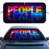 Car Windshield Sun Shade Pride People Heatshield Front Window Car Sun Shade Windshield Blocks UV Rays Sun Visor Protector for Car Sedan Truck SUV Accessories 59" L x 31.5" W view 1