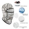 White Tree Camo Balaclava Ski Mask Sun Protection Breathable Full Head Mask Full Face Mask Neck Gaiter Windproof Scarf for Motorcycle Skiing Cycling view 3
