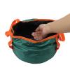 Collapsible Bucket, Portable Folding Water Container, Lightweight Wash Basin, Car Wash Bucket with Handle for Camping, Dish Washing, Laundry, Fishing,Hiking (Dark Green) view 4