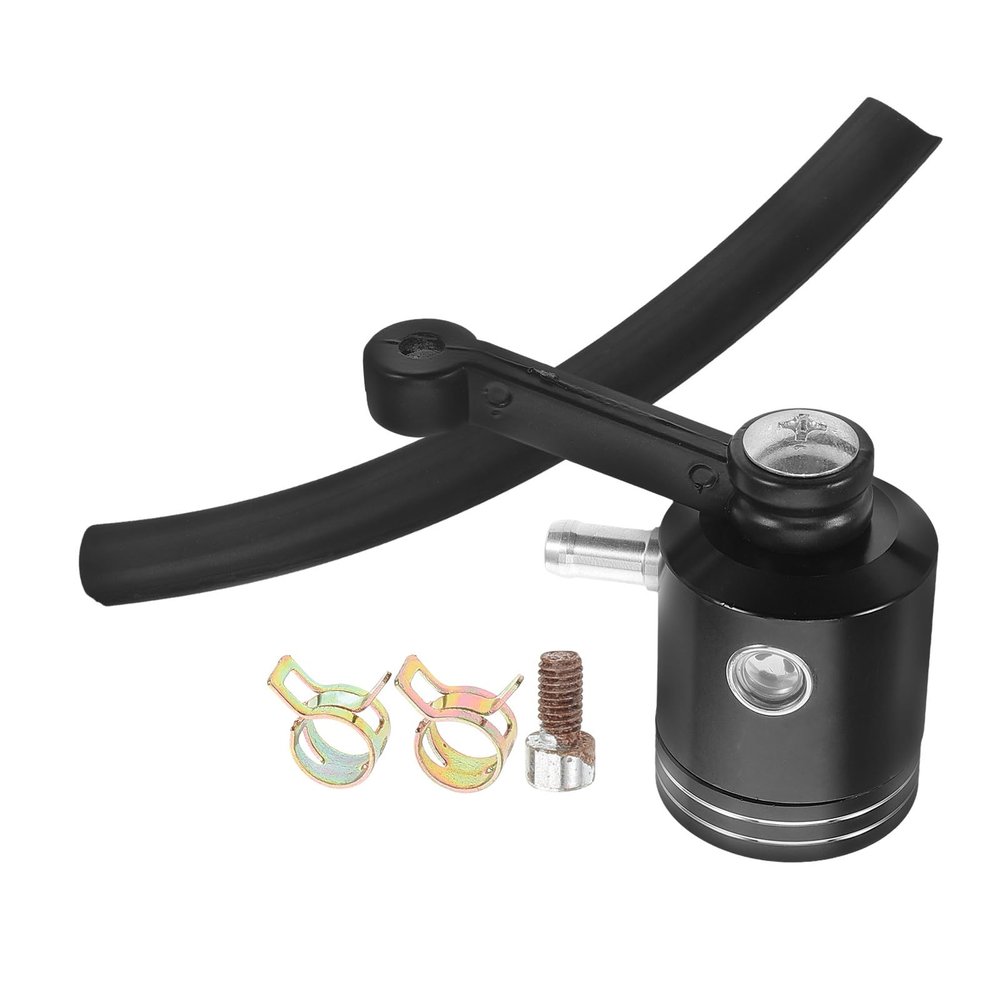 VALICLUD Motorcycle Brake Oil Cup Aluminum Alloy Fluid Reservoir Tank Replacement Front Brake Clutch Fluid Reservoir for Motorbike