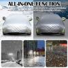 Hail Protector Car Cover for Toyota Camry 2018-2024, Outdoor Anti-Hail Waterproof Automatic Half Car Covers All Weather Snow Dust Sun with Reflective Strips(Silver) xh319 view 4