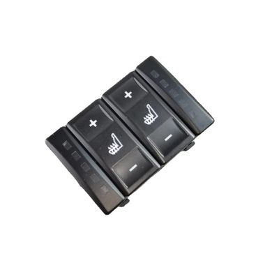 Silver & Black Seat Heating Button Control Switch BS7T19K314AB 6M2T19K314AC for Ford for Mondeo MK4 S-MAX(Black)