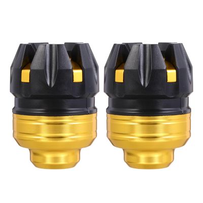 HAPINARY Motorbike Front Fork Cups 2pcs Anti-collision Aluminum Alloy Crash Protection Caps for Motorcycle Wheel Suspension Accessories Off-road Bike